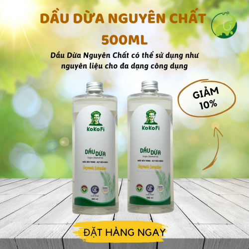 Dầu Dừa Nguyên Chất 500ML